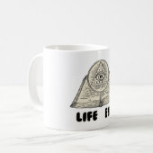 Oog van het leven van de farao koffiemok (Voorkant links)