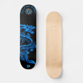 Oog van het merk Dragon Blue en Black Dd Persoonlijk Skateboard (Voorkant)
