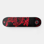 Oog van het merk Dragon Red en Black Dd Persoonlijk Skateboard (Horizontaal)