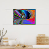 Oog van het Poster van de piramide (Keuken)