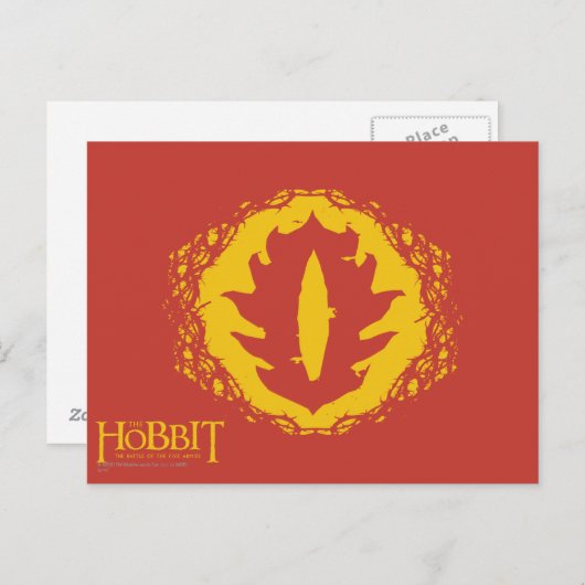 Oog van het sauron-pictogram briefkaart (Voorkant / Achterkant)