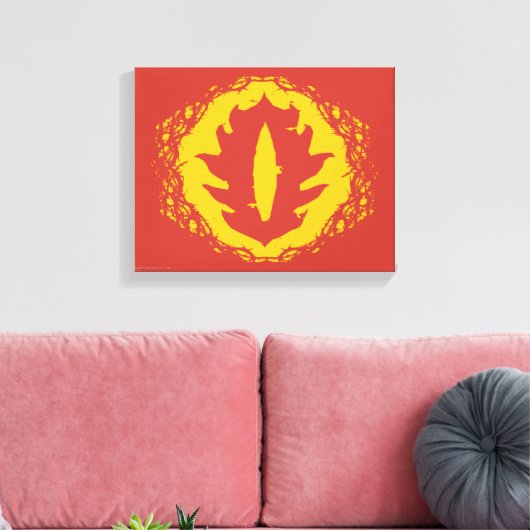 Oog van het sauron-pictogram canvas afdruk (Insitu (Woonkamer))