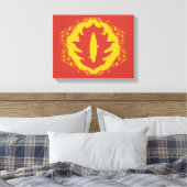 Oog van het sauron-pictogram canvas afdruk (Insitu (Slaapkamer))