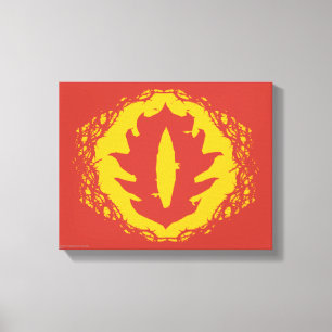 Oog van het sauron-pictogram canvas afdruk