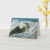 Oog van het Storm Lege Notecards Kaart (Gele Bloem)
