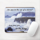 Oog van het Storm Mousepad Muismat (Met muis)