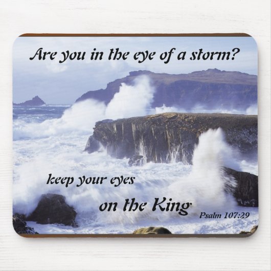 Oog van het Storm Mousepad Muismat (Voorkant)