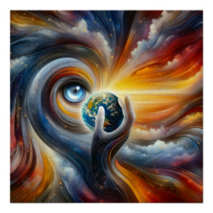 Oog van het Storm Perfect Poster
