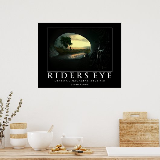 Oog van het Storm Poster (Keuken)