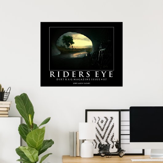 Oog van het Storm Poster (Thuiskantoor)