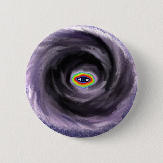 Oog van het Storm Ronde Button 5,7 Cm (Voorkant)