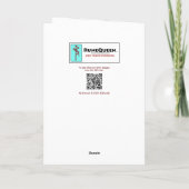 Oog van het Wenskaart Odin Viking Bindrune Bedankkaart (Achterkant)