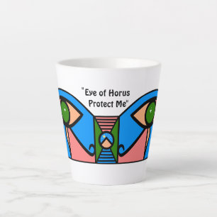 "Oog van Horus Bescherm mij" Latte Mok