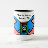 "Oog van Horus Bescherm mij" Mok (Midden)