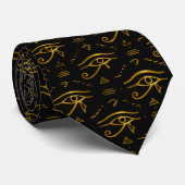 Oog van Horus Beschermingssymbool uit het Oude Egy Stropdas (Opgerold)