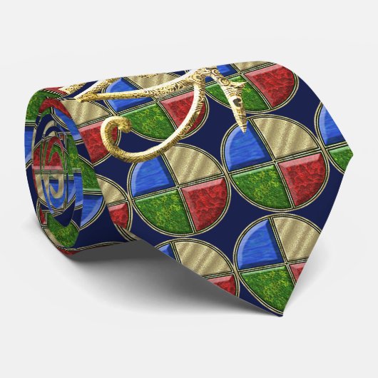 Oog van Horus BlueTie Stropdas (Opgerold)