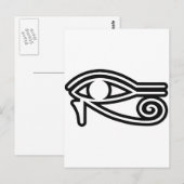 Oog van Horus Briefkaart (Voorkant / Achterkant)