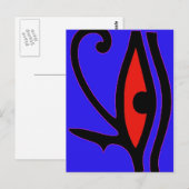 Oog van Horus Briefkaart (Voorkant / Achterkant)