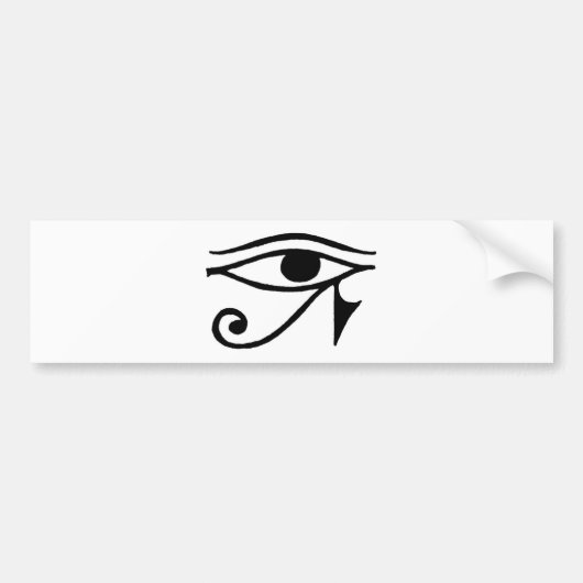 Oog van Horus Bumpersticker (Voorkant)