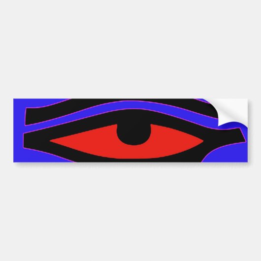 Oog van Horus Bumpersticker (Voorkant)