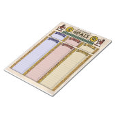 Oog van Horus doelplanner Aangepaste Notitieblok (Schuin)