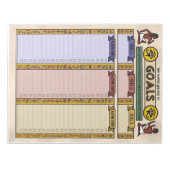 Oog van Horus doelplanner Aangepaste Notitieblok (Voorkant)