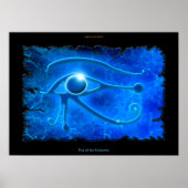 OOG VAN HORUS Egyptian Art Print (Voorkant)