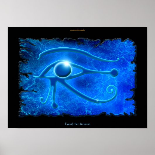 OOG VAN HORUS Egyptian Art Print (Voorkant)