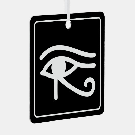 Oog van Horus Egyptisch symbool Metalen Ornament (Voorkant Rechts)