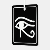 Oog van Horus Egyptisch symbool Metalen Ornament (Voorkant links)
