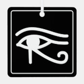 Oog van Horus Egyptisch symbool Metalen Ornament (Achterkant)