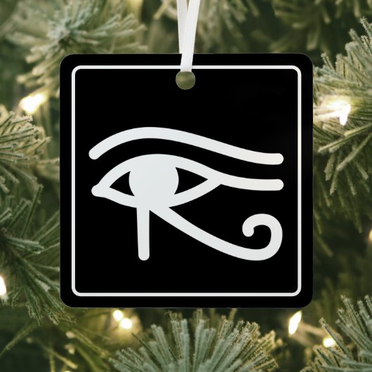 Oog van Horus Egyptisch symbool Metalen Ornament (Insitu)