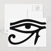 Oog van Horus Egyptische god cadeau idee Briefkaart (Voorkant / Achterkant)