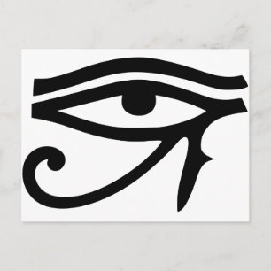 Oog van Horus Egyptische god cadeau idee Briefkaart