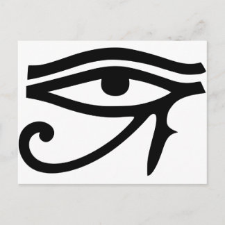 Oog van Horus Egyptische god cadeau idee Briefkaart