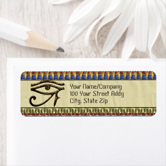 Oog van Horus Etiket (Insitu)