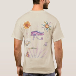 Oog van Horus Hemelse Vintage T-shirt