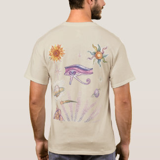 Oog van Horus Hemelse Vintage T-shirt