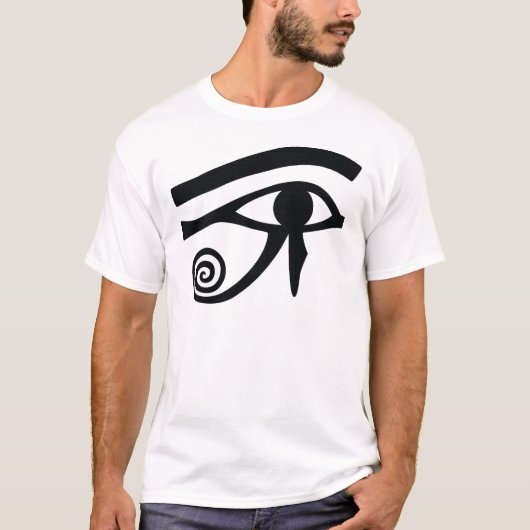 Oog van Horus Hieroglyphic T-shirt (Voorkant)