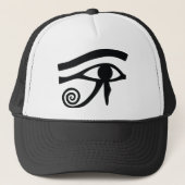 Oog van Horus Hieroglyphic Trucker Pet (Voorkant)