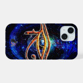 Oog van Horus iPhone 15 Case (Achterkant horizontaal)