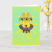 Oog van Horus Kaart (Gele Bloem)
