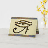 Oog van Horus Kaart (Gele Bloem)