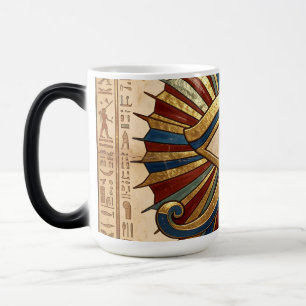 Oog van Horus met Egyptische Hiërogliefen Spiritue Magische Mok