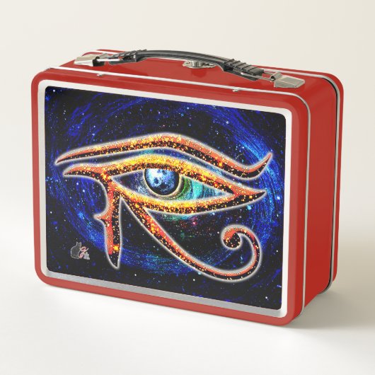 Oog van Horus Metal Lunchbox (Achterkant)