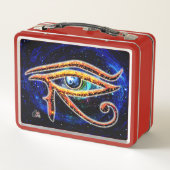 Oog van Horus Metalen Lunchbox (Achterkant)