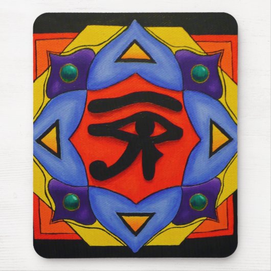 Oog van Horus Mousepad Muismat (Voorkant)