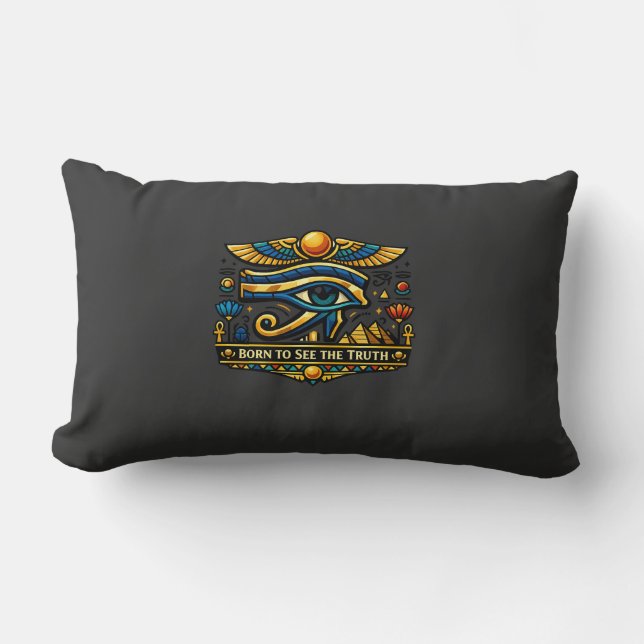Oog van Horus Oud-Egyptische Worpkussen Kussen (Voorkant)