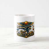 Oog van Horus Oude Egypte Koffiemok (Center)