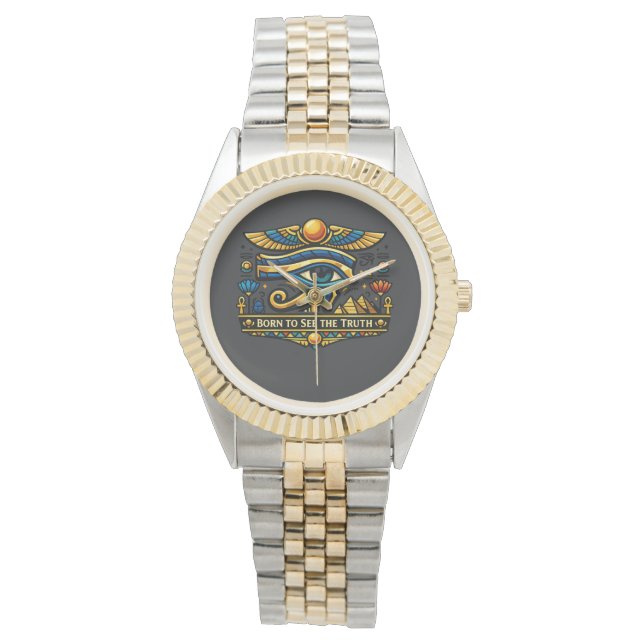 Oog van Horus Oude Egyptische Horloge (Voorkant)